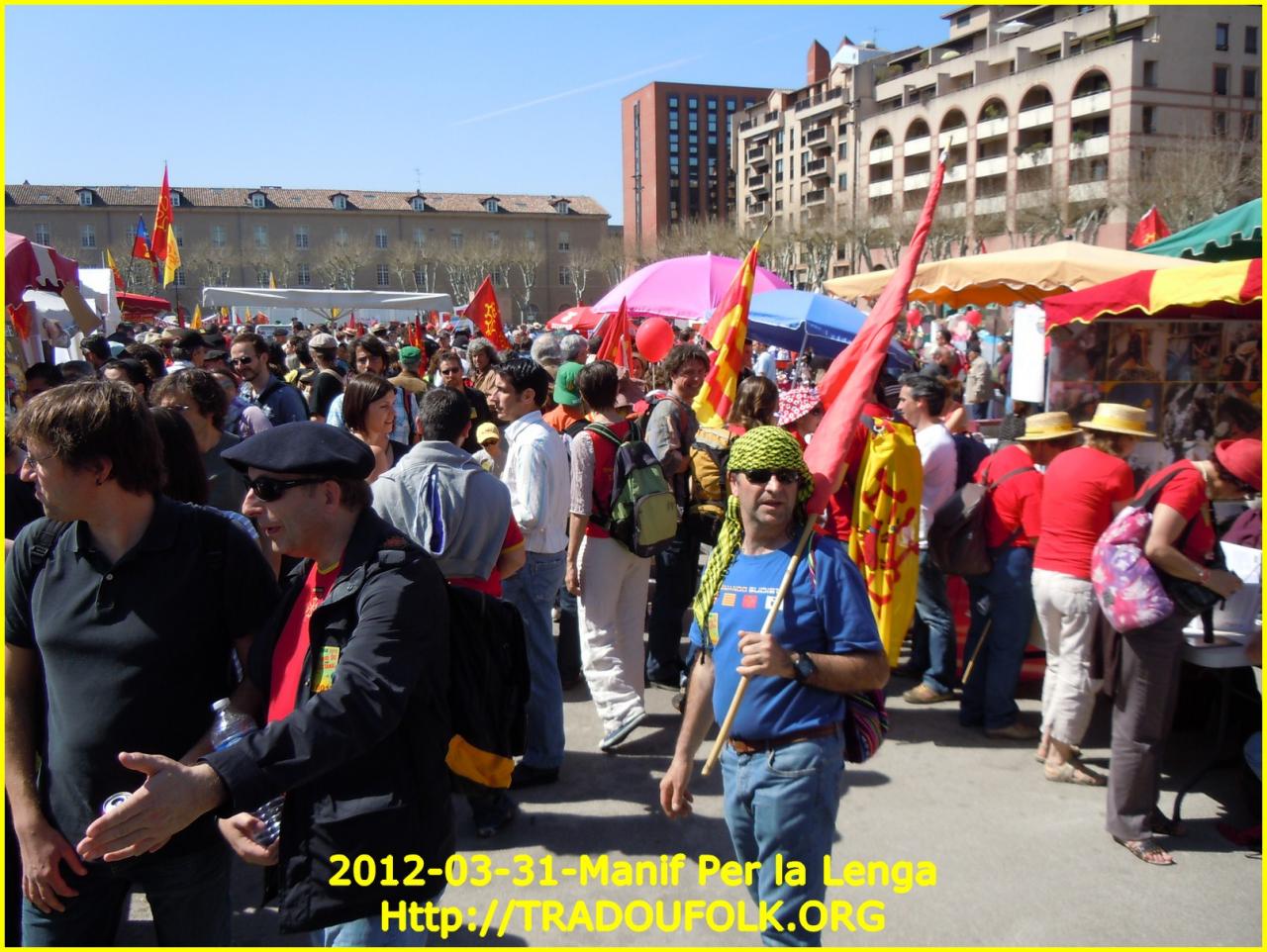 Manif Per La Lenga Tolosa 31-03-2012