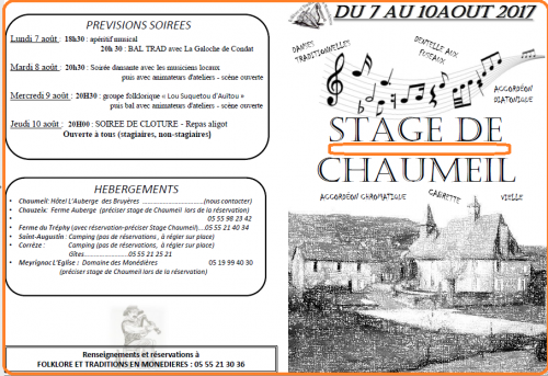 2017 0807 chaumeil stages